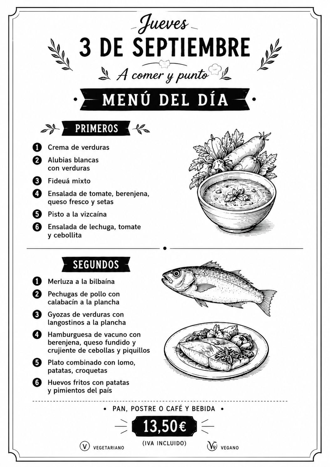 Menú del Día